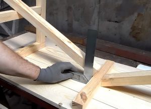 Drewniane ławki własnymi rękami19