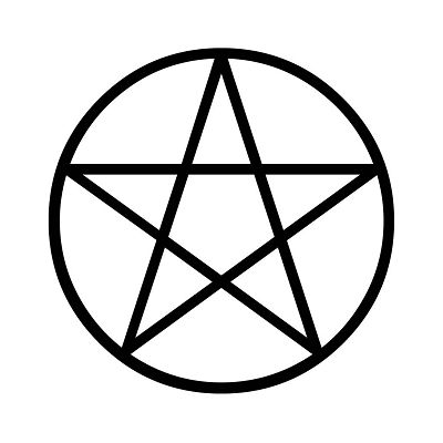 пет-посока символ звезда стойност