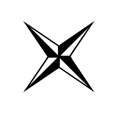 četverokutni simbol zvijezde