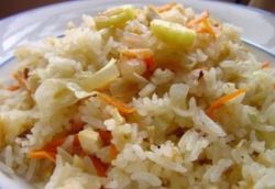 dušená zelná s rýží