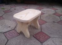 Drewniany stołek -4