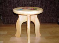 Dřevěná stolička -6