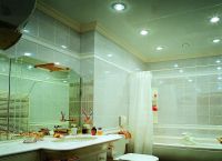 Стретцх плафони у купатилу: предности и слабости 9
