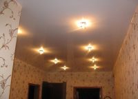Напрегнати тавани с осветление 12