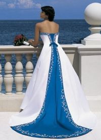 Сватбена рокля в морски стил 1