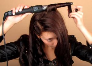 hair styling střední délka DIY 7