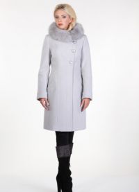 Stylový zimní kabát s kožešinou 7