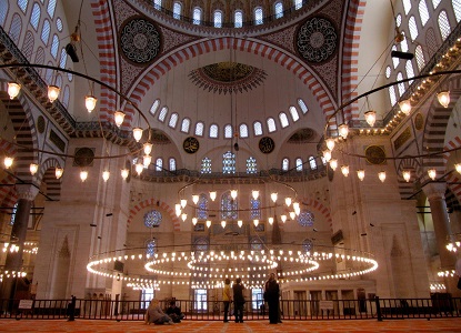 mosque sulaimanie v Istanbulu3