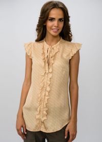 Лятна блуза на камбрик 2