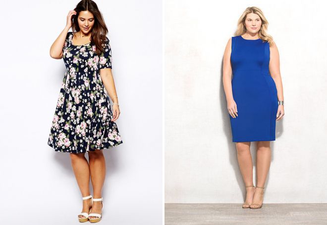 letnie sukienki dla otyłych kobiet 2017