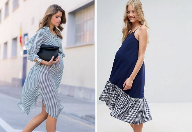модные платья для беременных лето 2017
