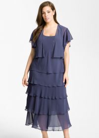 letnie sukienki z szyfonu dla otyłych kobiet 1