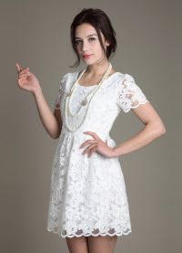 Letní bílé šaty 9