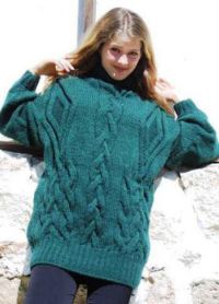 gruby włóczkowy sweter 3