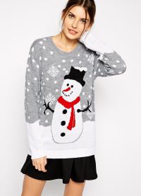 снежен човек sweater2