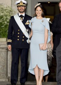 Дядя Оскара принц Карл Филипп Швеции и его супруга принцесса София