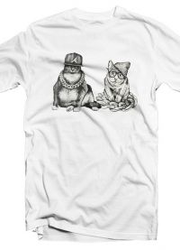 Тениска с котка 7