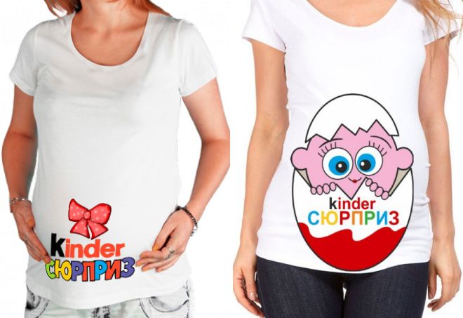 Majica Tinder Kinder Surprise za trudnice