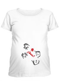 T-shirty dla kobiet w ciąży z napisami11
