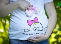 T-shirty dla kobiet w ciąży z napisami6