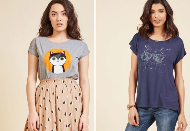 женские футболки с животными