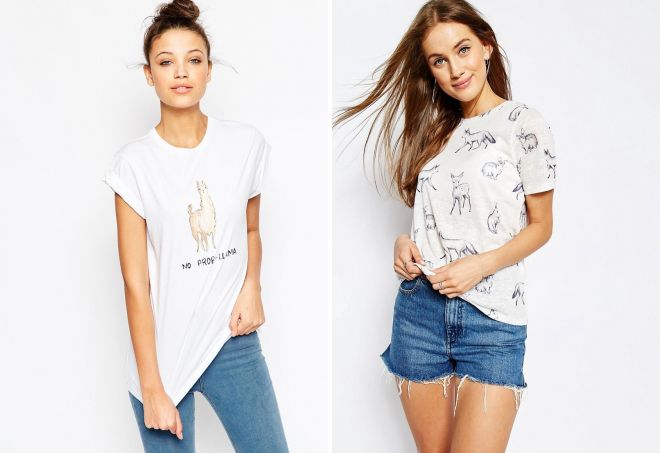 футболки с животными для женщин