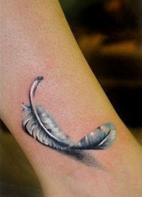 Tatuaż z piór 2