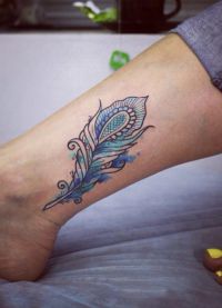 Feather tetování 3