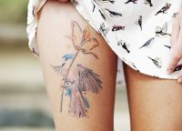 tetování květiny pěšky 5
