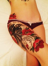 tetování květiny pěšky 7