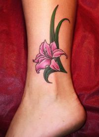 tetovaža cvijeće pješice 8