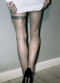 Татуировка за жартиера на крака 2