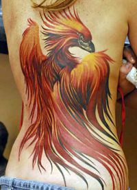 Phoenix ptica tetovaža 1