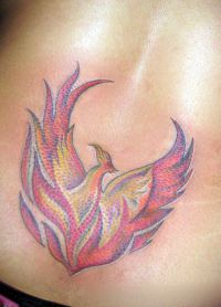 Phoenix Bird Tattoo 2
