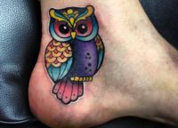 tetování tetování sova 6