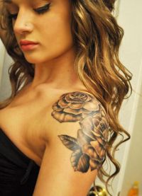 tetování na rameno pro dívky 1