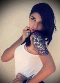 tetování na rameno pro dívky 2