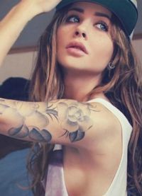 tatuaż na ramieniu dla dziewczynek 3