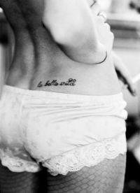 Tetování Lindsay Lohan 2