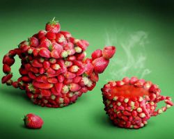 čaj z listů užitečných vlastností jahody