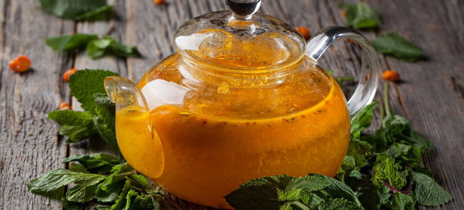 рецепта за чай с морски зърнастец и мед