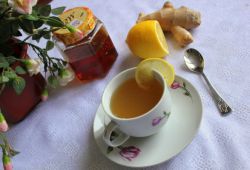 herbata imbirowa z cytryną