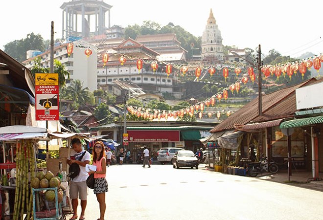 Храм Кек Лок Си - рынок
