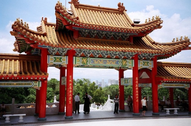 Главные ворота храма