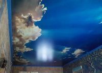 Stretch strop z vzorcem neba -3