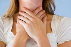 ból gardła podczas karmienia piersią