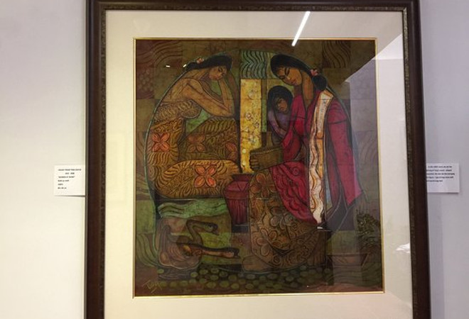 Картина из музея батика