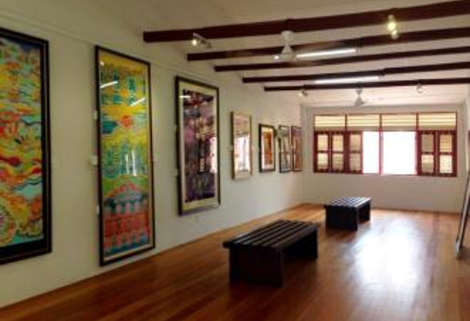 Зал в музее батика