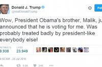 Дональд Трамп рад, что брат президента  к нему хорошо относится