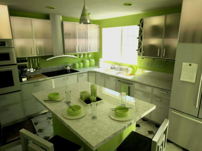 Зелена Кухня Фън Шуй